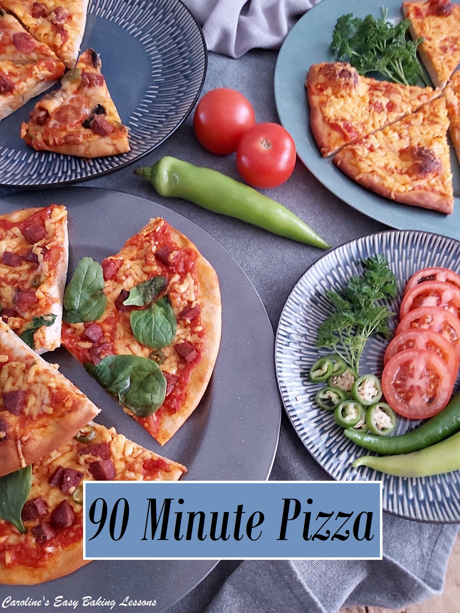90 Minute Wholemeal Cheese Pizza (Quicker Pizza)