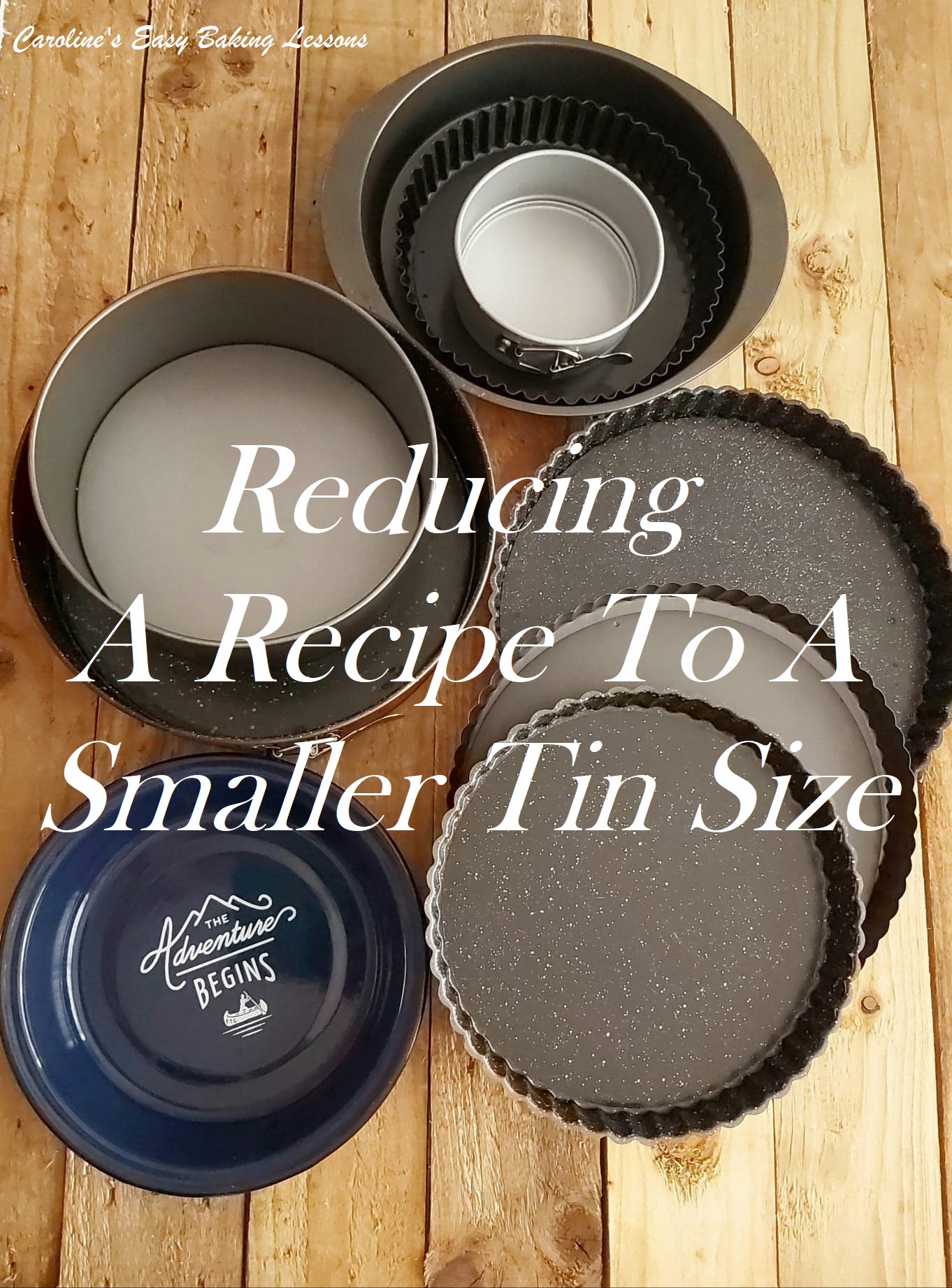 How To Reduce A Cake Recipe To Fit A Smaller Sized Tin