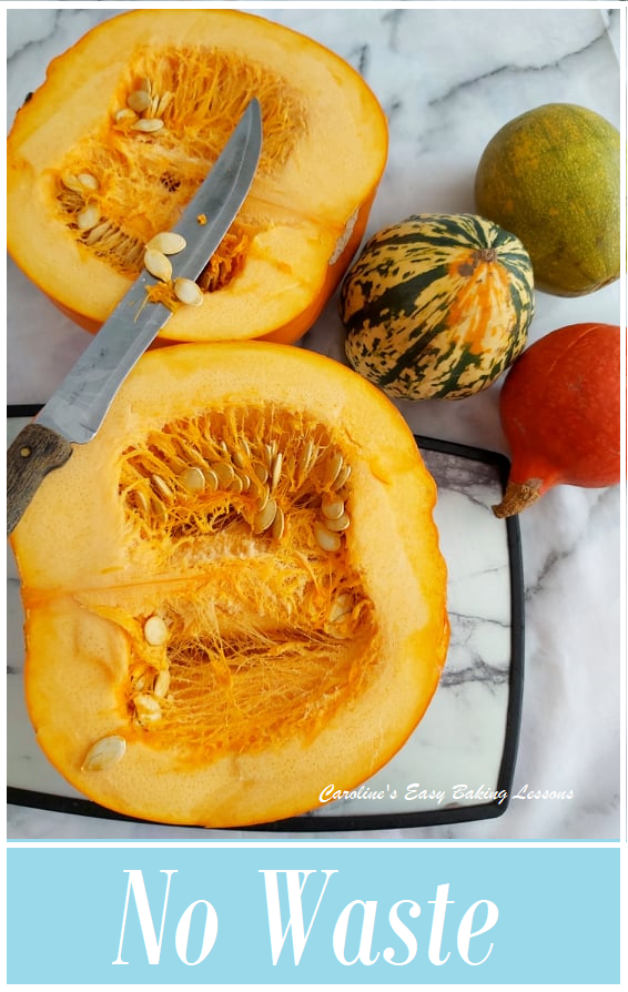 HOW TO USE EVERY PART OF A PUMPKIN – No Food Waste , Plus Bonus Roasted Pumpkin Seeds Recipe