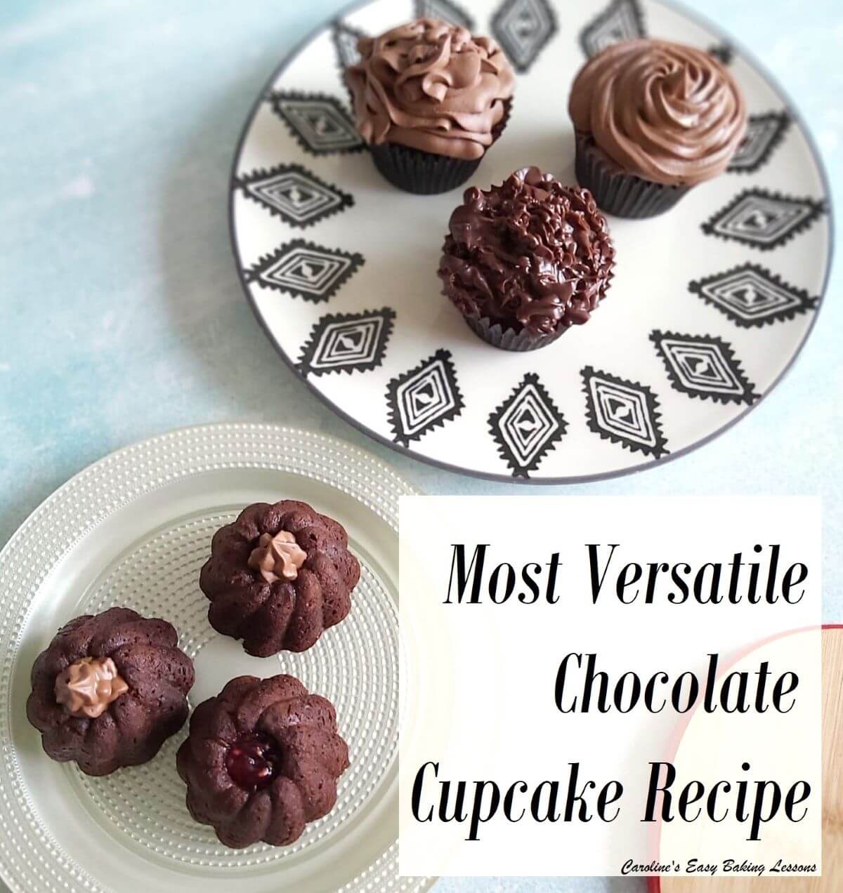 The Most Simple Yet Versatile Chocolate Cupcake Recipe (Vegan or Layer Cake In 1 Hr)